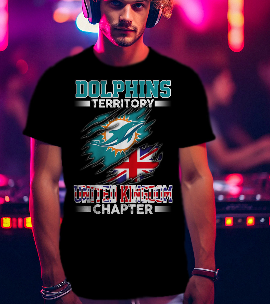 Dolphins Territory United Kingdom Chapter T-Shirt