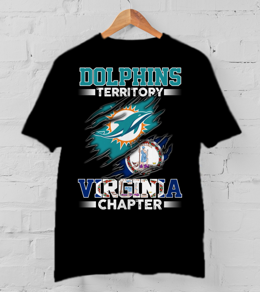 Dolphins Territory Virginia Chapter T-Shirt