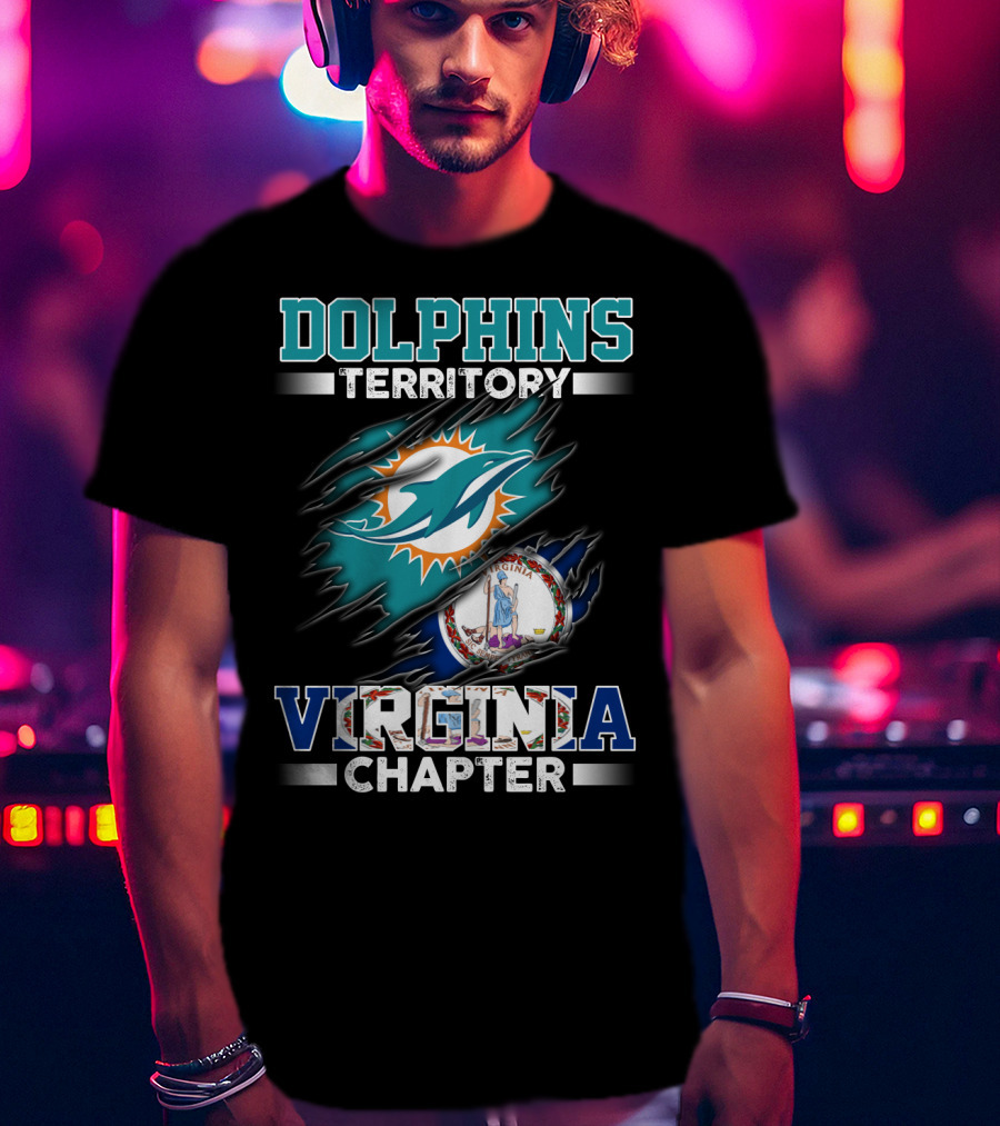 Dolphins Territory Virginia Chapter T-Shirt