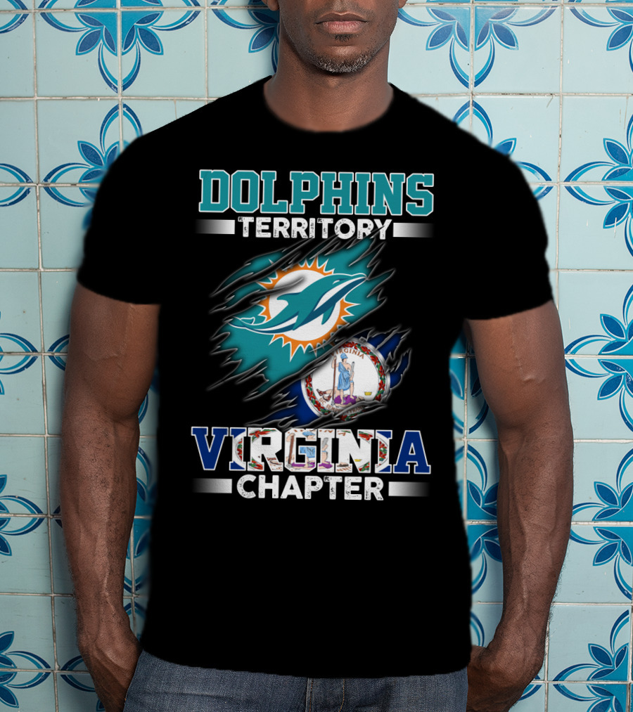 Dolphins Territory Virginia Chapter T-Shirt