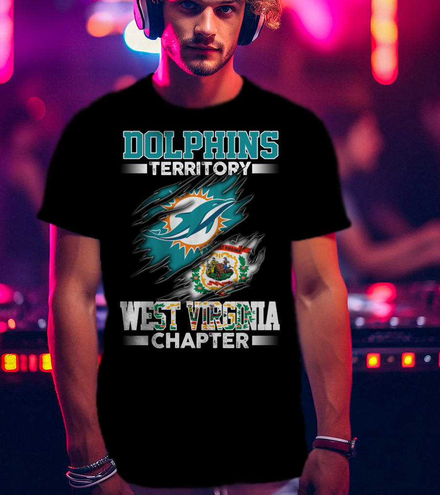 Dolphins Territory West Virginia Chapter T-Shirt