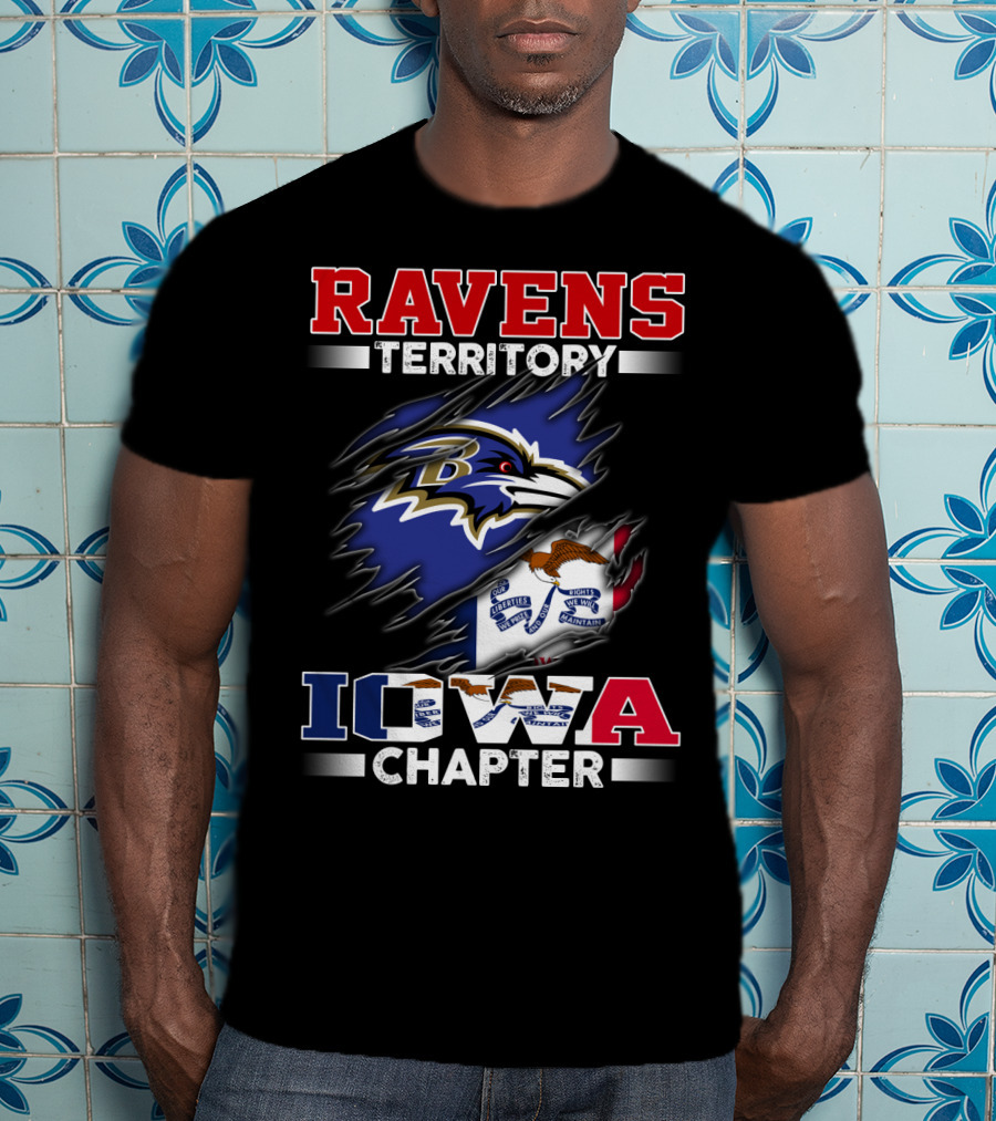 Ravens Territory Baltimore Iowa Chapter T-Shirt