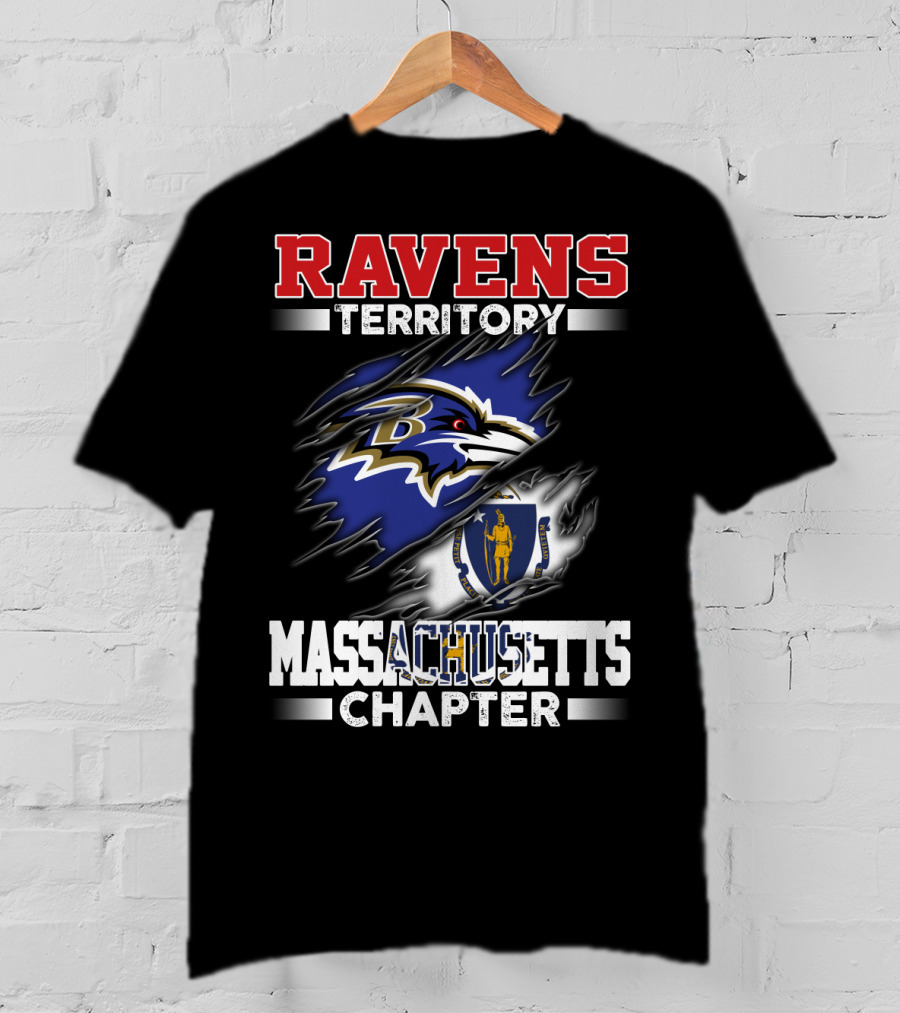 Ravens Territory Massachusetts Chapter T-Shirt