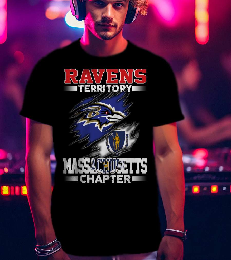 Ravens Territory Massachusetts Chapter T-Shirt