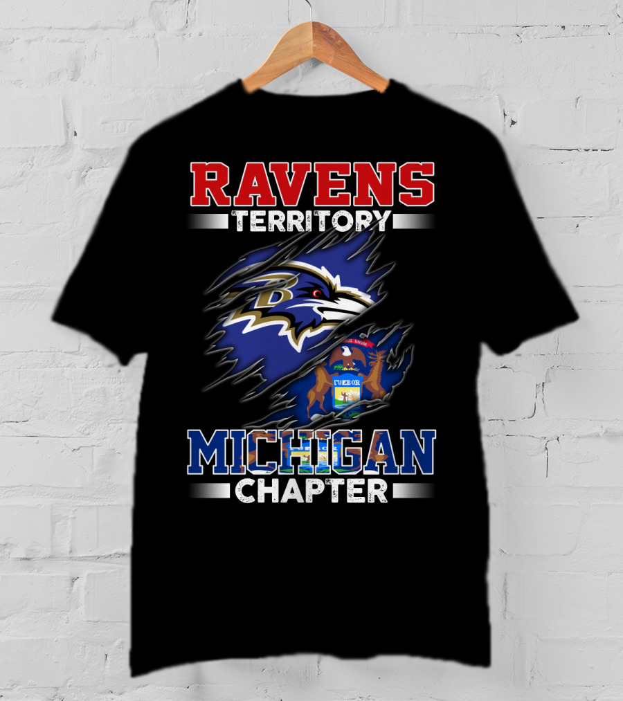 Ravens Territory Michigan Chapter T-Shirt