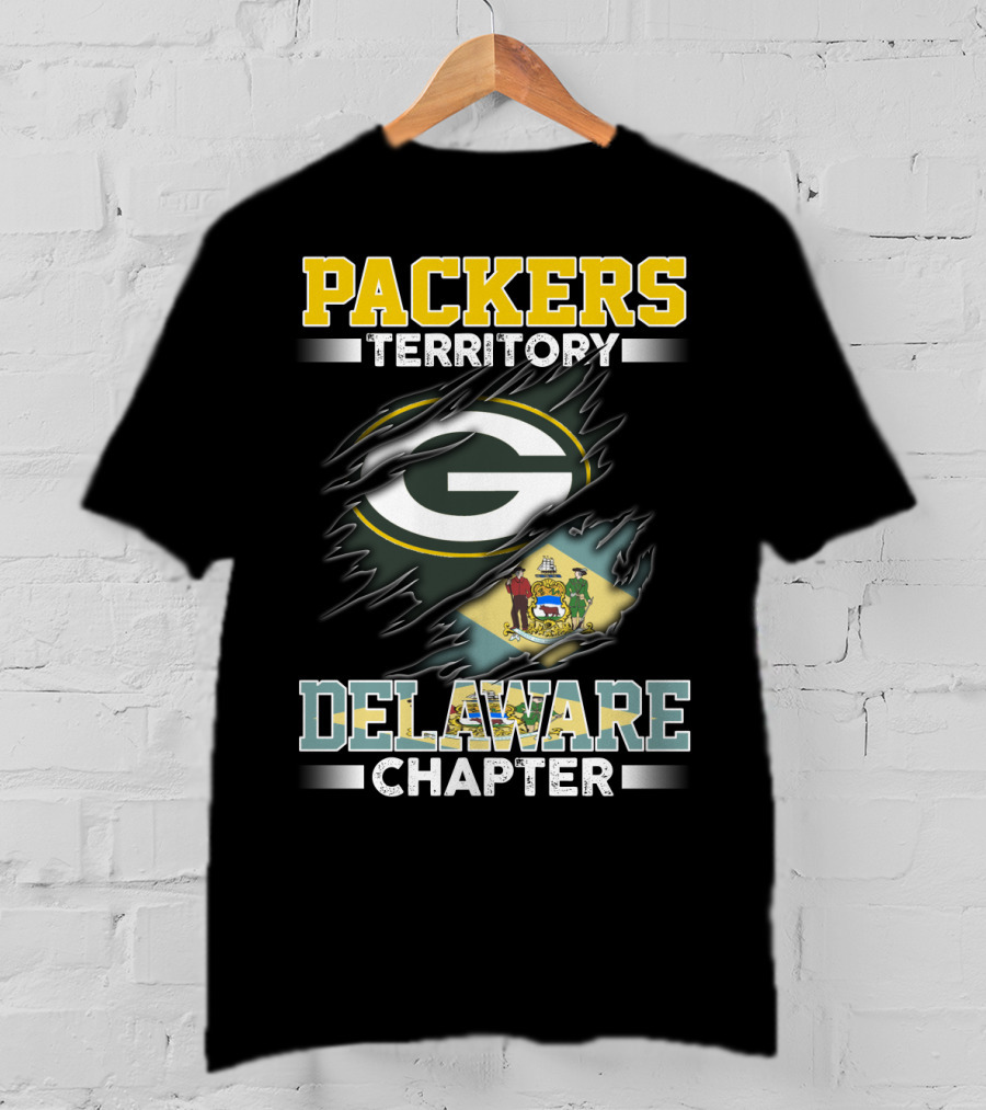 Packers Territory G Logo Delaware Chapter Flag T-Shirt