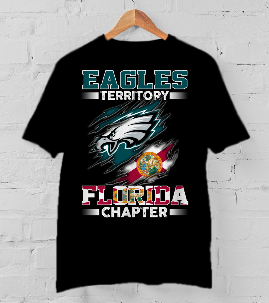 Eagles Territory Florida Chapter With State Seal T-Shirt