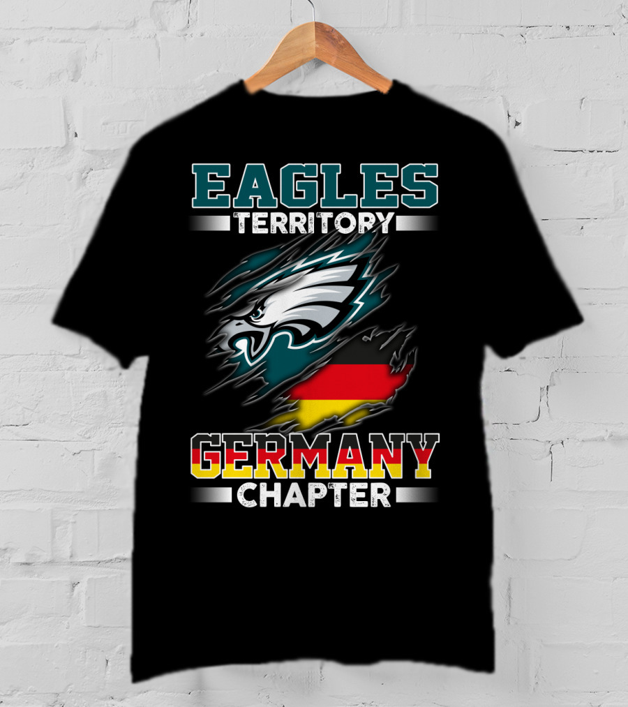 Eagles Territory Germany Chapter Flag T-Shirt