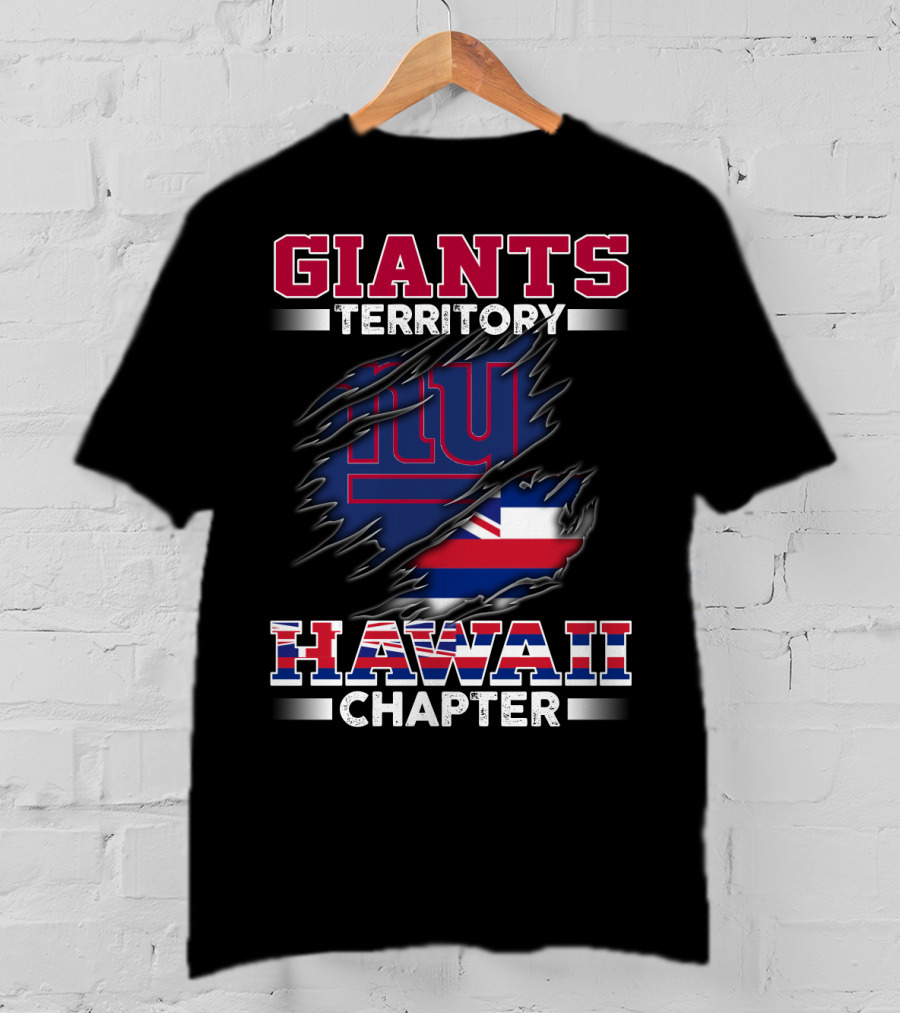 GIANTS Territory Hawaii Chapter NY Logo Flag T-Shirt