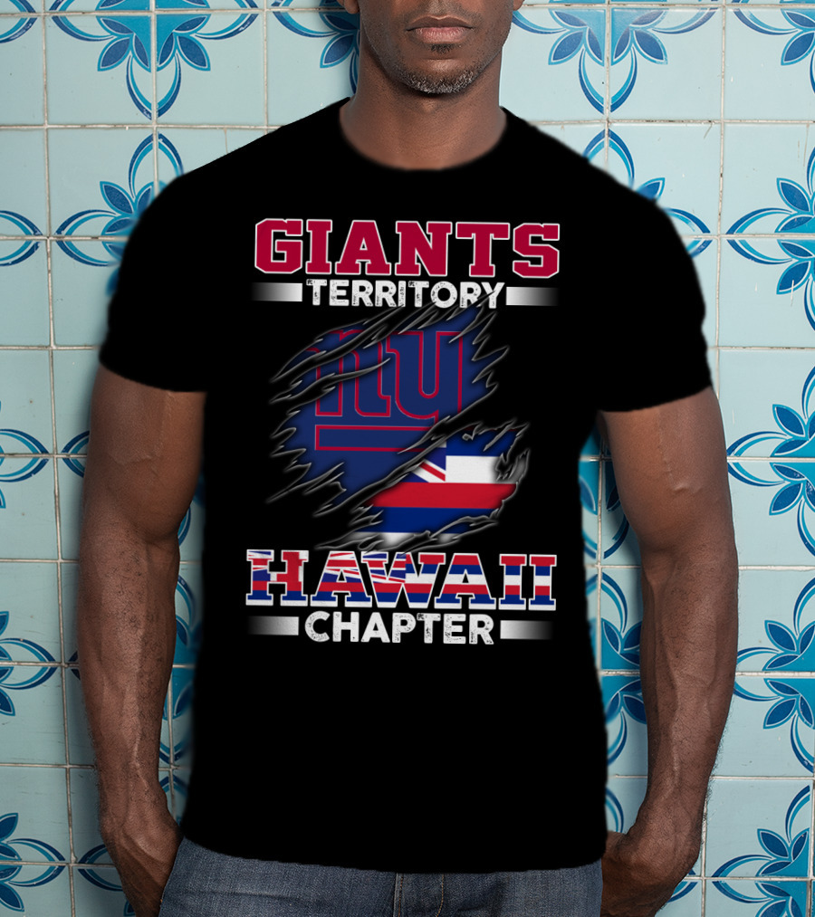 GIANTS Territory Hawaii Chapter NY Logo Flag T-Shirt