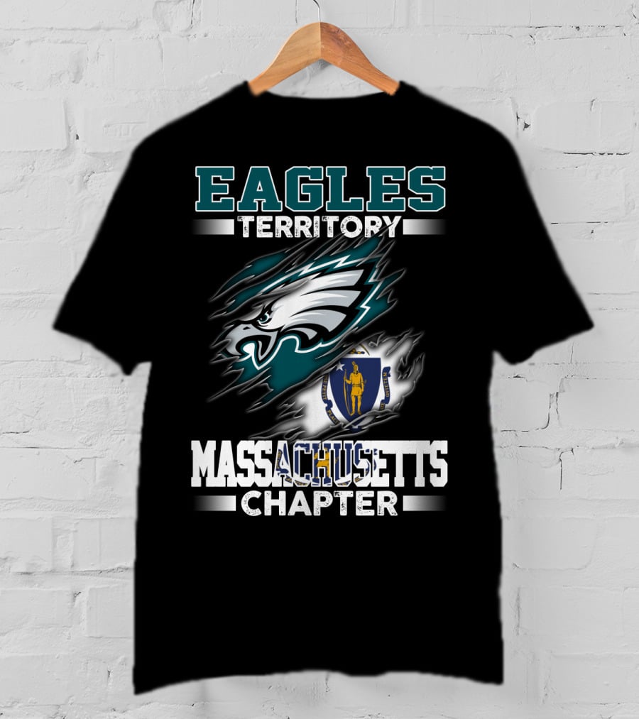 Eagles Territory Massachusetts Chapter Nfl Team Fan T-Shirt