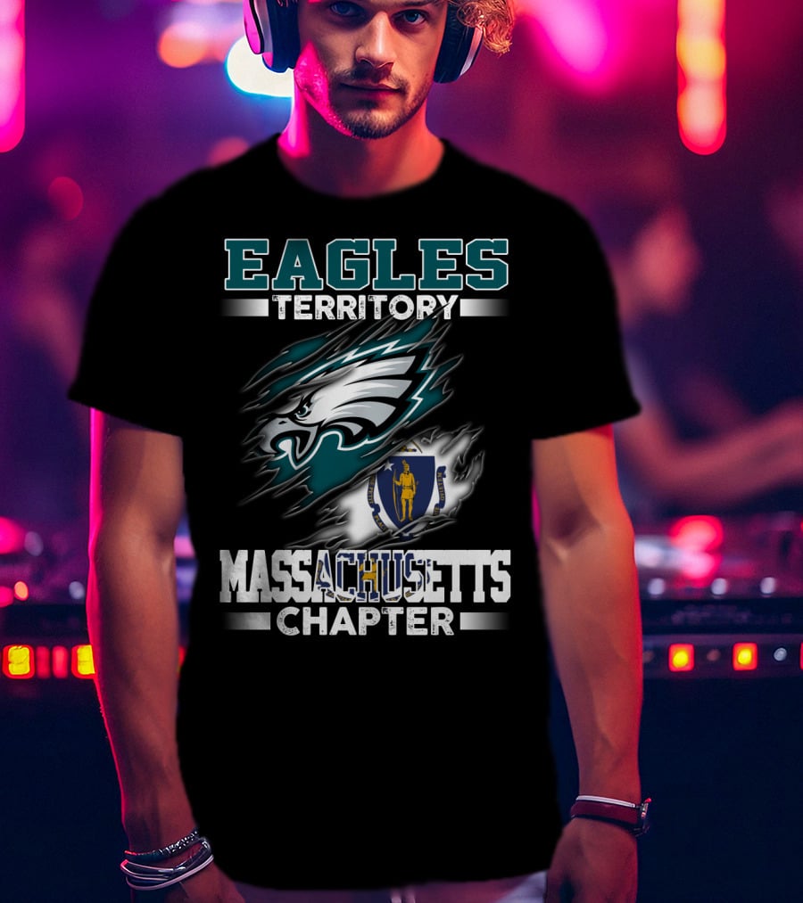 Eagles Territory Massachusetts Chapter Nfl Team Fan T-Shirt