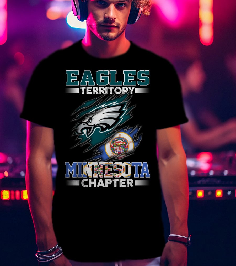 Eagles Territory Minnesota Chapter Flag T-Shirt
