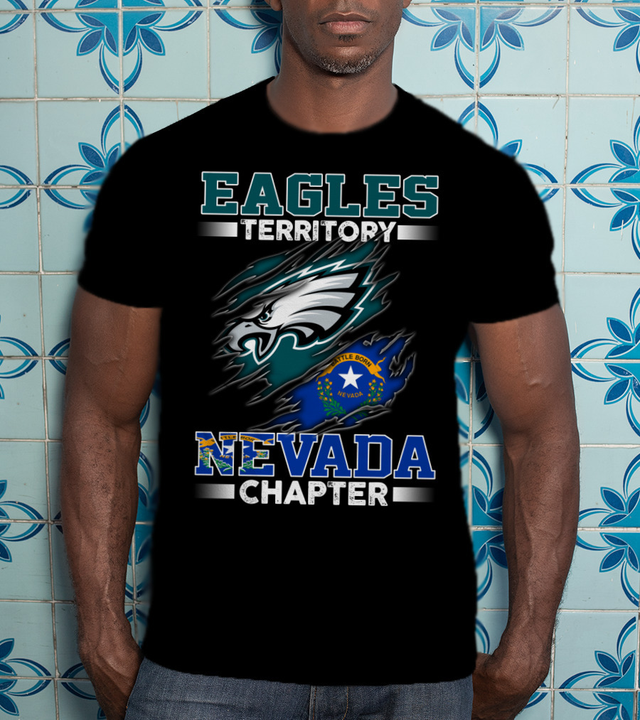 Eagles Territory Nevada Chapter Battle Born State Flag T-Shirt