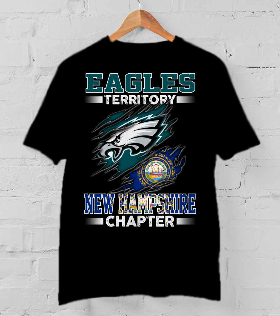 Eagles Territory New Hampshire Chapter Flag T-Shirt