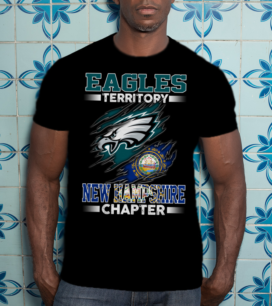 Eagles Territory New Hampshire Chapter Flag T-Shirt