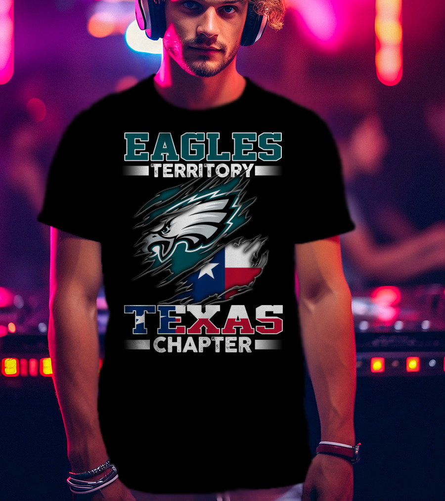 Eagles Territory Texas Chapter Dallas Fan Club T-Shirt