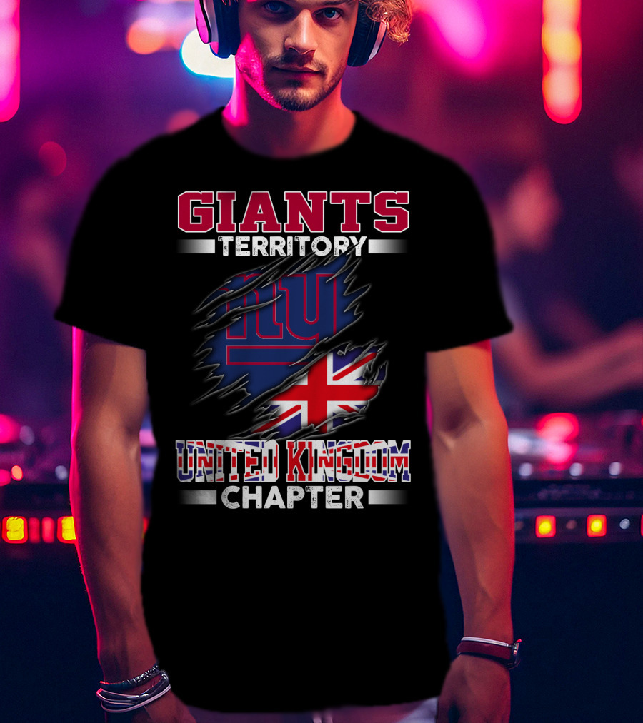 GIANTS Territory NY Logo United Kingdom Chapter T-Shirt