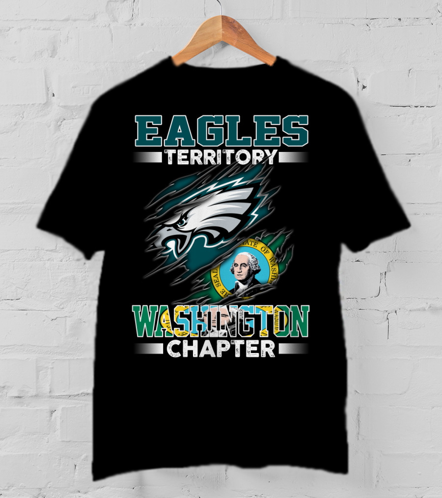 Eagles Territory Washington Chapter State Seal T-Shirt