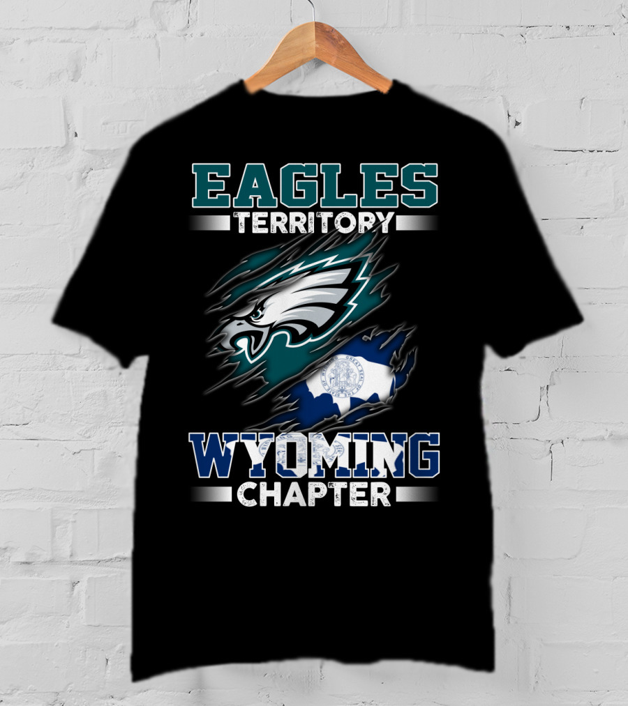 Eagles Territory Wyoming Chapter Philadelphia Eagles Fan Club T-Shirt