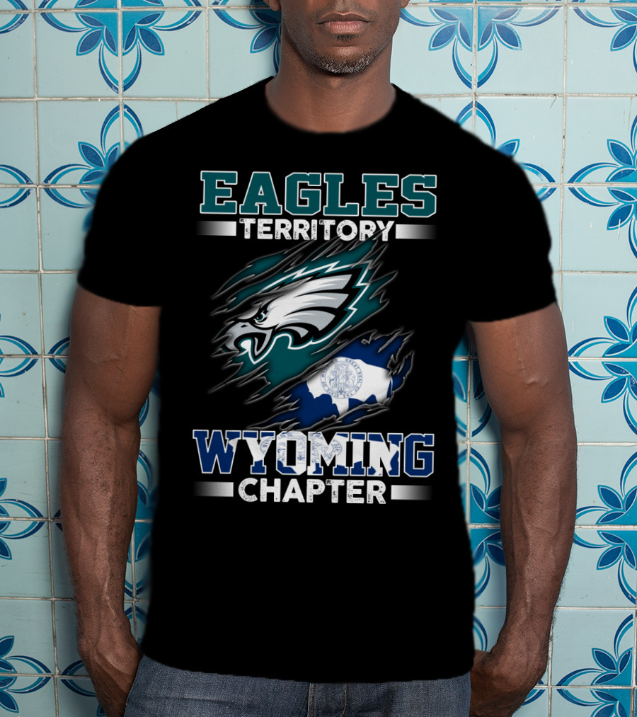 Eagles Territory Wyoming Chapter Philadelphia Eagles Fan Club T-Shirt