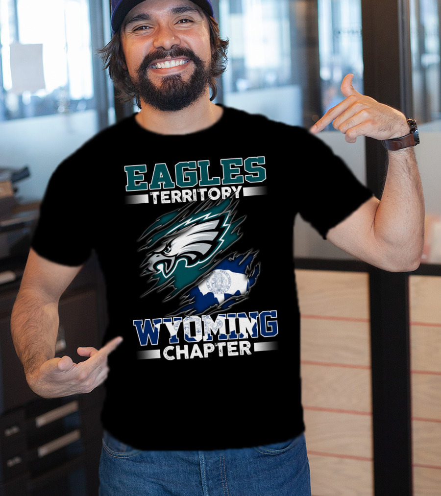 Eagles Territory Wyoming Chapter Philadelphia Eagles Fan Club T-Shirt