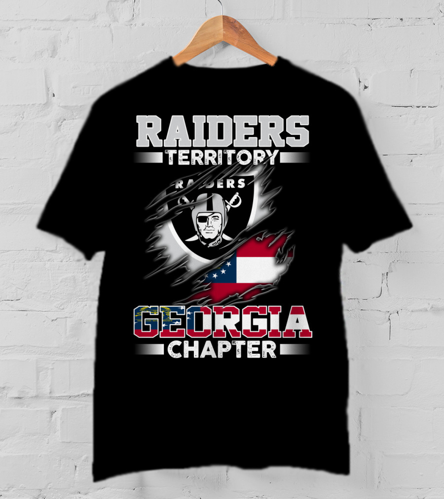 Raiders Territory Georgia Chapter Flag T-Shirt