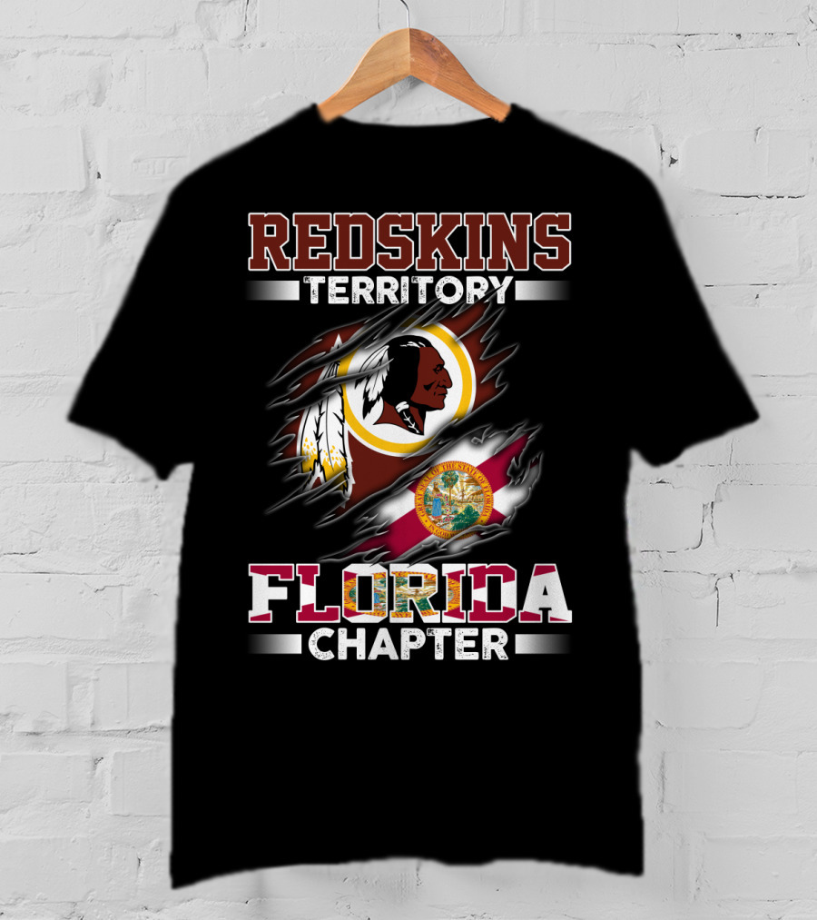 Florida Chapter Redskins Territory Flag T-Shirt