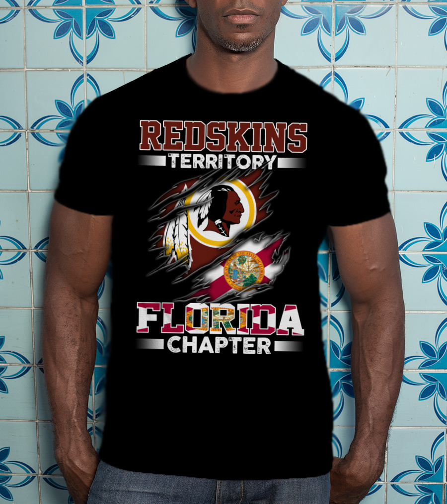 Florida Chapter Redskins Territory Flag T-Shirt