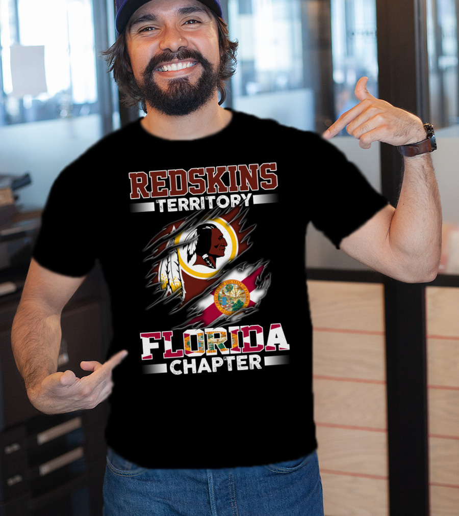 Florida Chapter Redskins Territory Flag T-Shirt