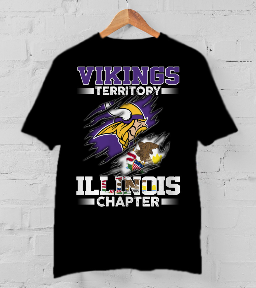 Vikings Territory Illinois Chapter T-Shirt