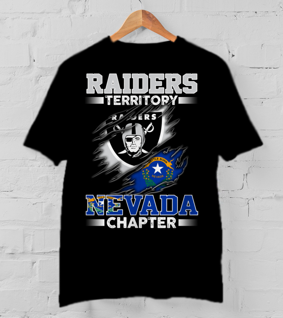 Raiders Territory Nevada Chapter Battle Born T-Shirt