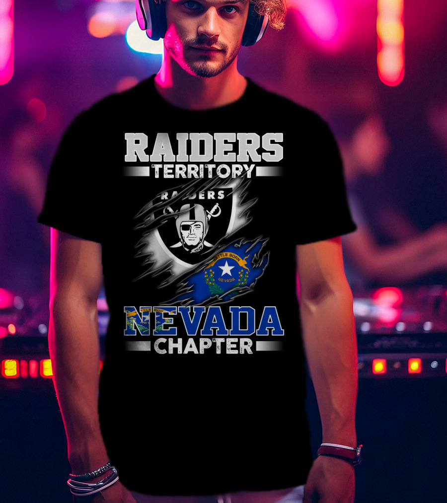 Raiders Territory Nevada Chapter Battle Born T-Shirt