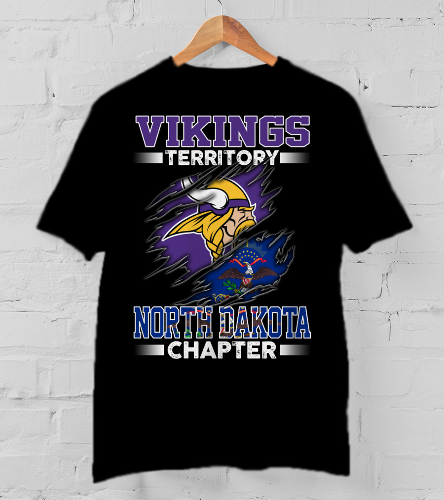 Vikings Territory North Dakota Chapter T-Shirt