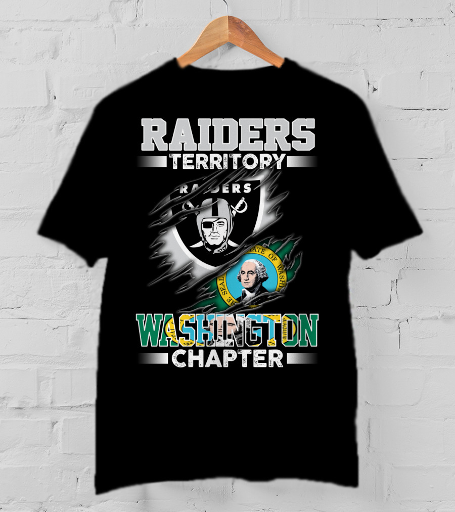 Raiders Territory Washington State Chapter Seal Edition T-Shirt