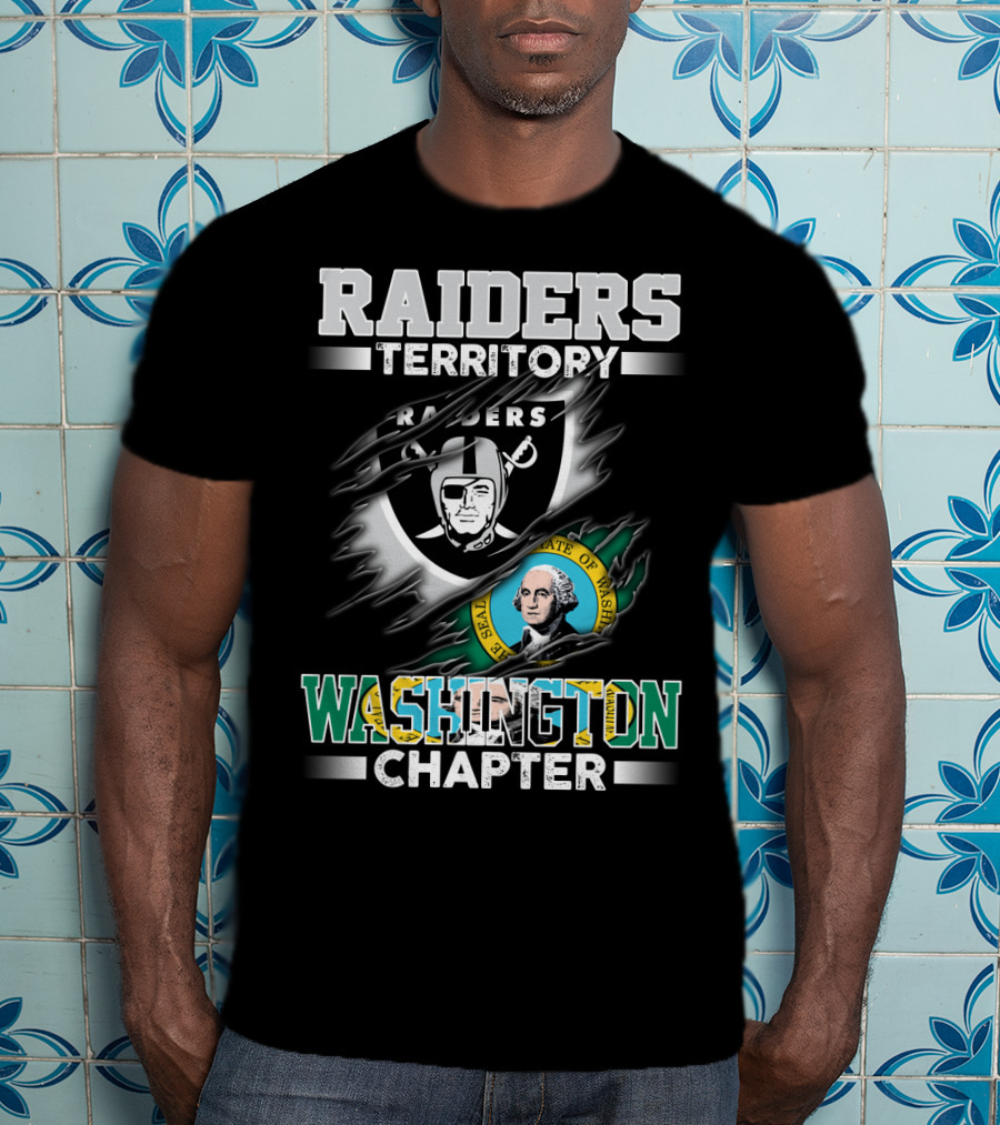 Raiders Territory Washington State Chapter Seal Edition T-Shirt