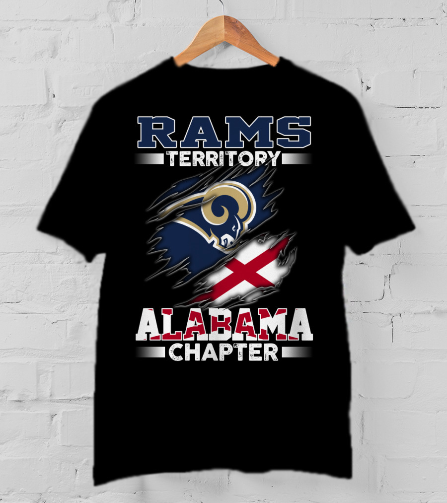 Rams Territory Alabama Chapter Football Fan Community T-Shirt