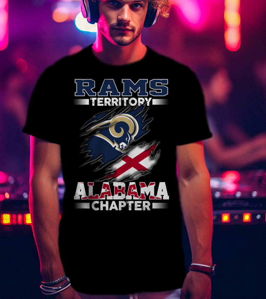 Rams Territory Alabama Chapter Football Fan Community T-Shirt