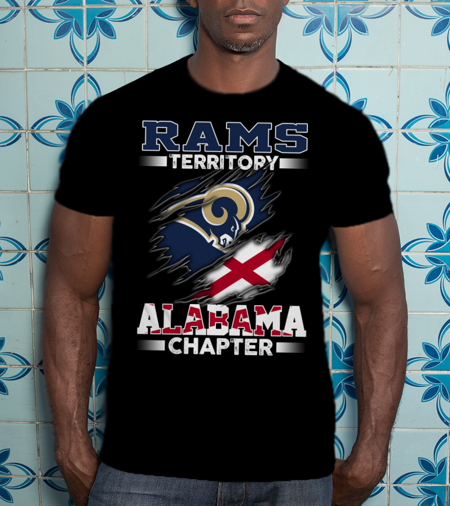 Rams Territory Alabama Chapter Football Fan Community T-Shirt