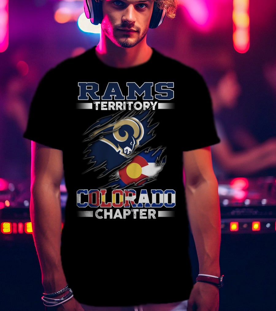 Rams Territory Colorado Chapter Flag T-Shirt