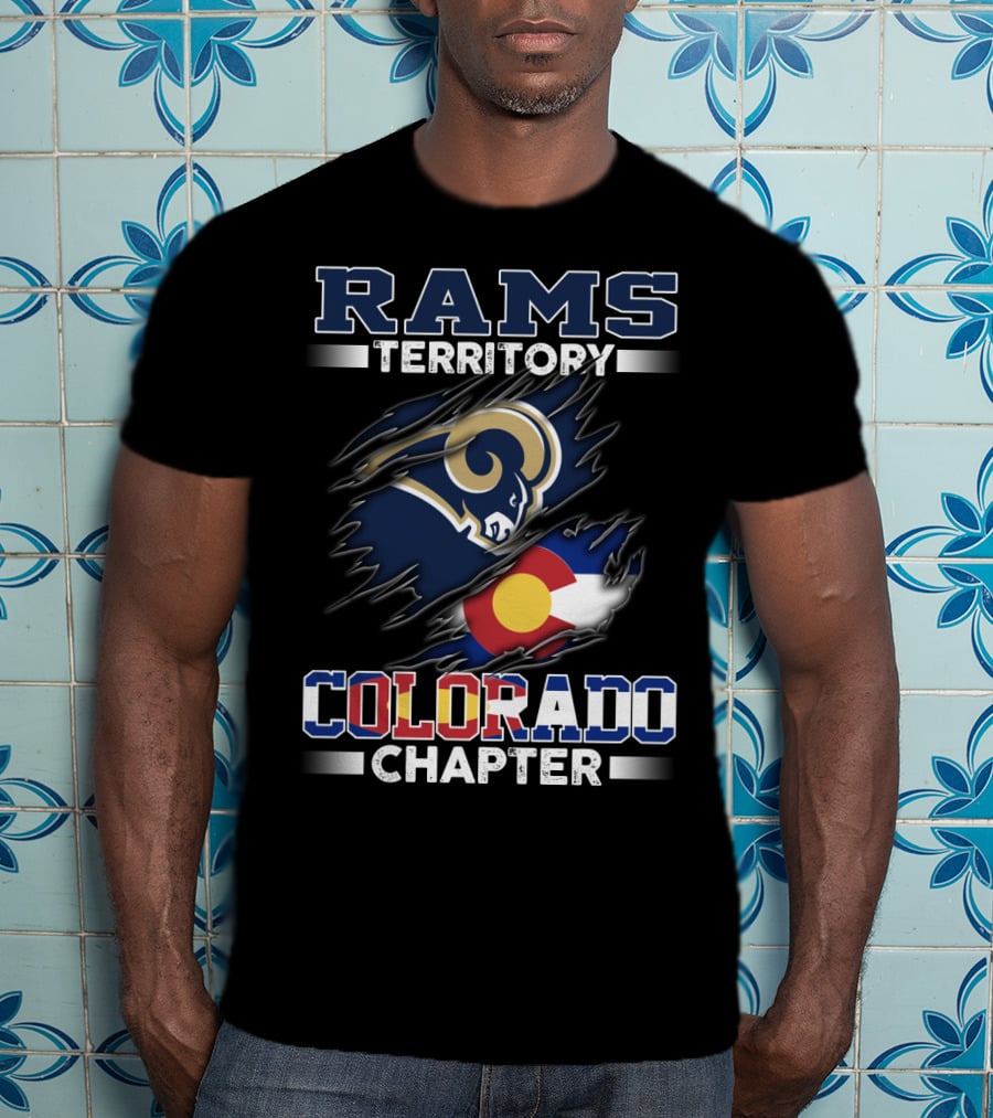 Rams Territory Colorado Chapter Flag T-Shirt