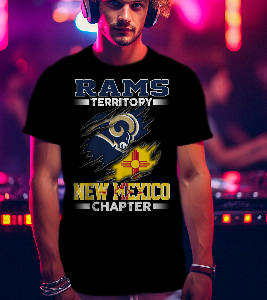 Rams Territory New Mexico Chapter Zia Symbol T-Shirt