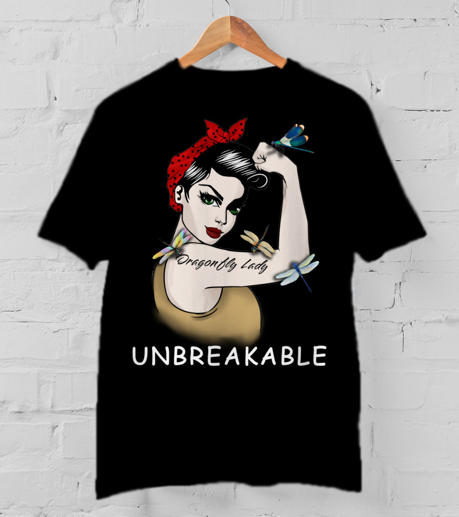 Dragonfly Lady Unbreakable T-Shirt