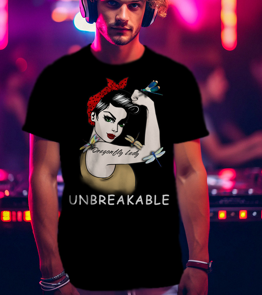 Dragonfly Lady Unbreakable T-Shirt