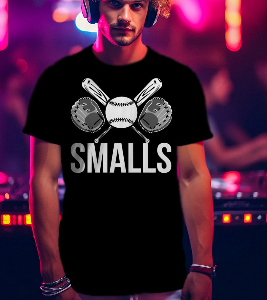 Smalls Baseball Bats Gloves And Ball T-Shirt