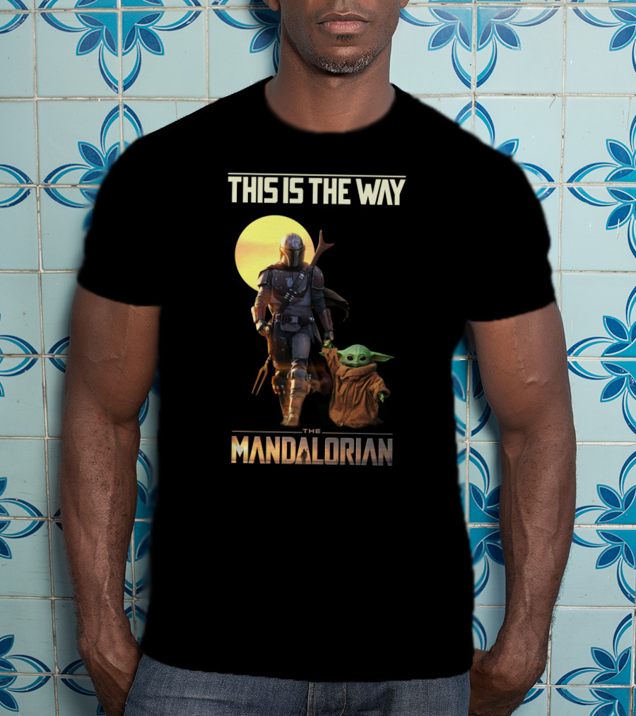 This Is The Way The Mandalorian Warrior And Baby Yoda T-Shirt