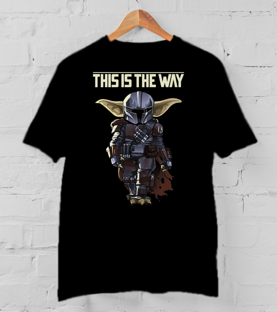 This Is The Way Mandalorian Baby Yoda Crossover T-Shirt
