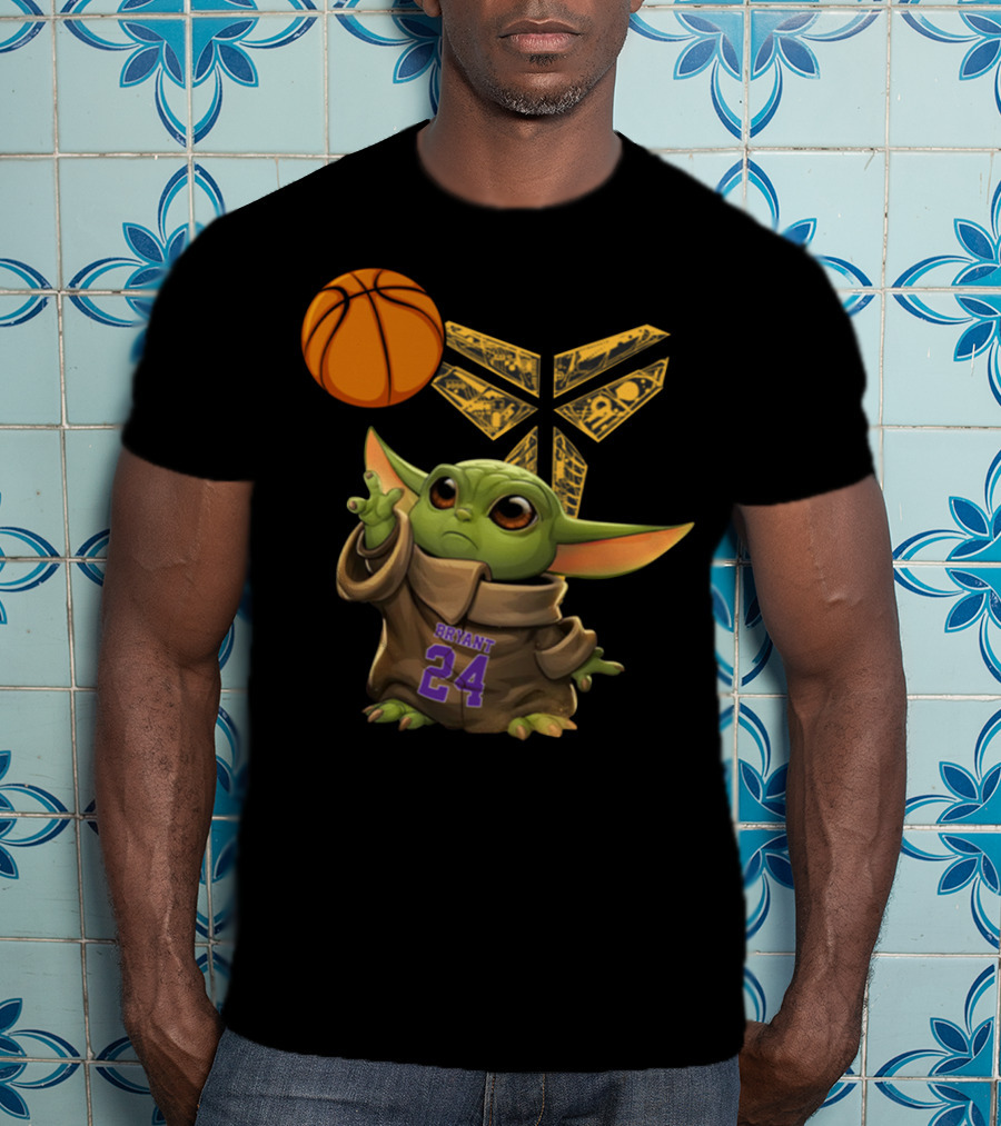 Bryant 24 Basketball Yoda T-Shirt