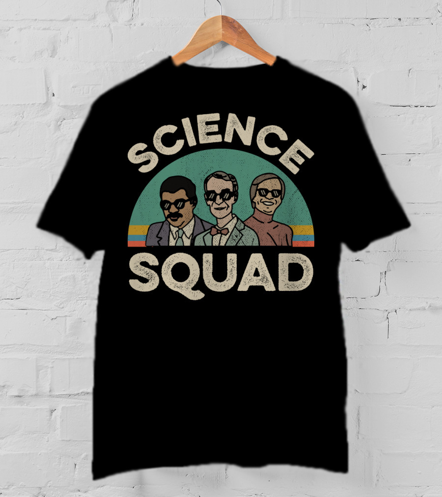 Science Squad Retro Style Trio T-Shirt