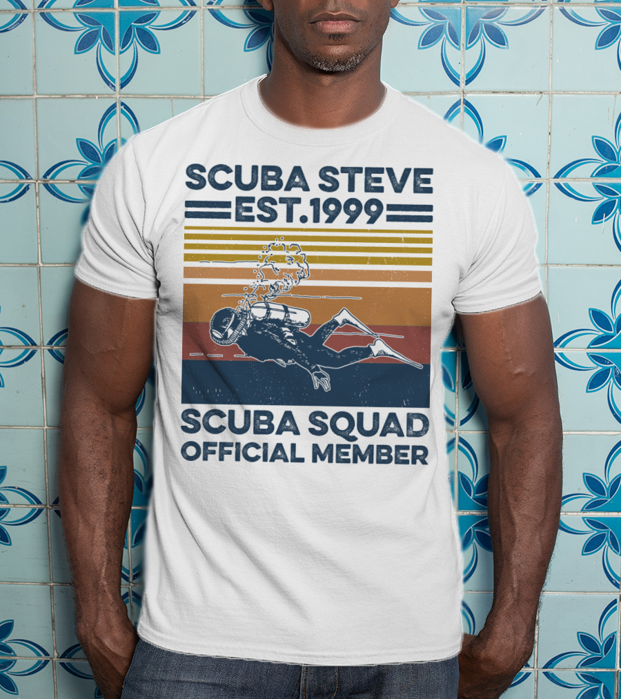Scuba Steve Est. 1999 Scuba Squad Official Member T-Shirt